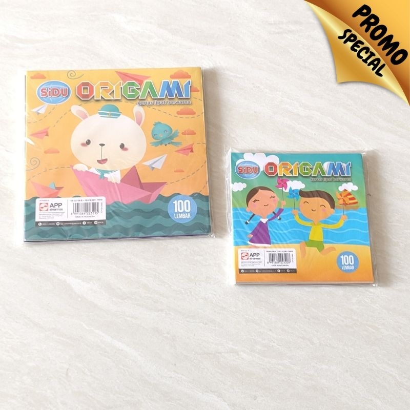 

ORIGAMI SIDU 16X16 12X12 KERTAS WARNA