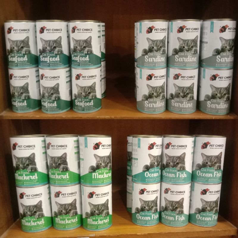Pet Choice Wet Cat Food 400gr/makanan kucing kaleng