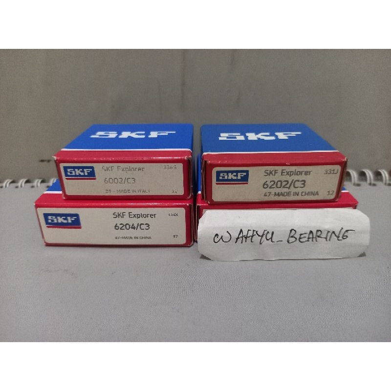 Bearing 6204 C3 - 6002 C3 SKF Set Rasio Satria Fu 4tak Fulset C3 Original