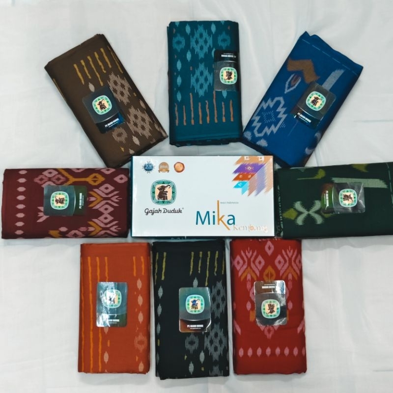 sarung gajah duduk mika kembang