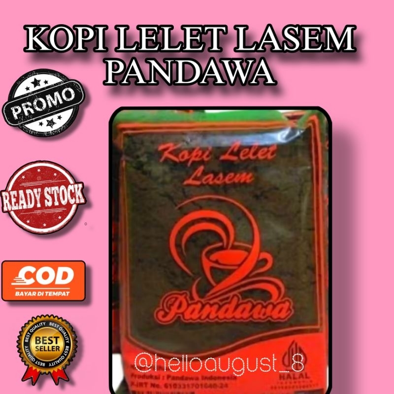 

PROMO KOPI LELET LASEM PANDAWA 225GRAM‼️TERMURAH/KOPI LELET ASLI