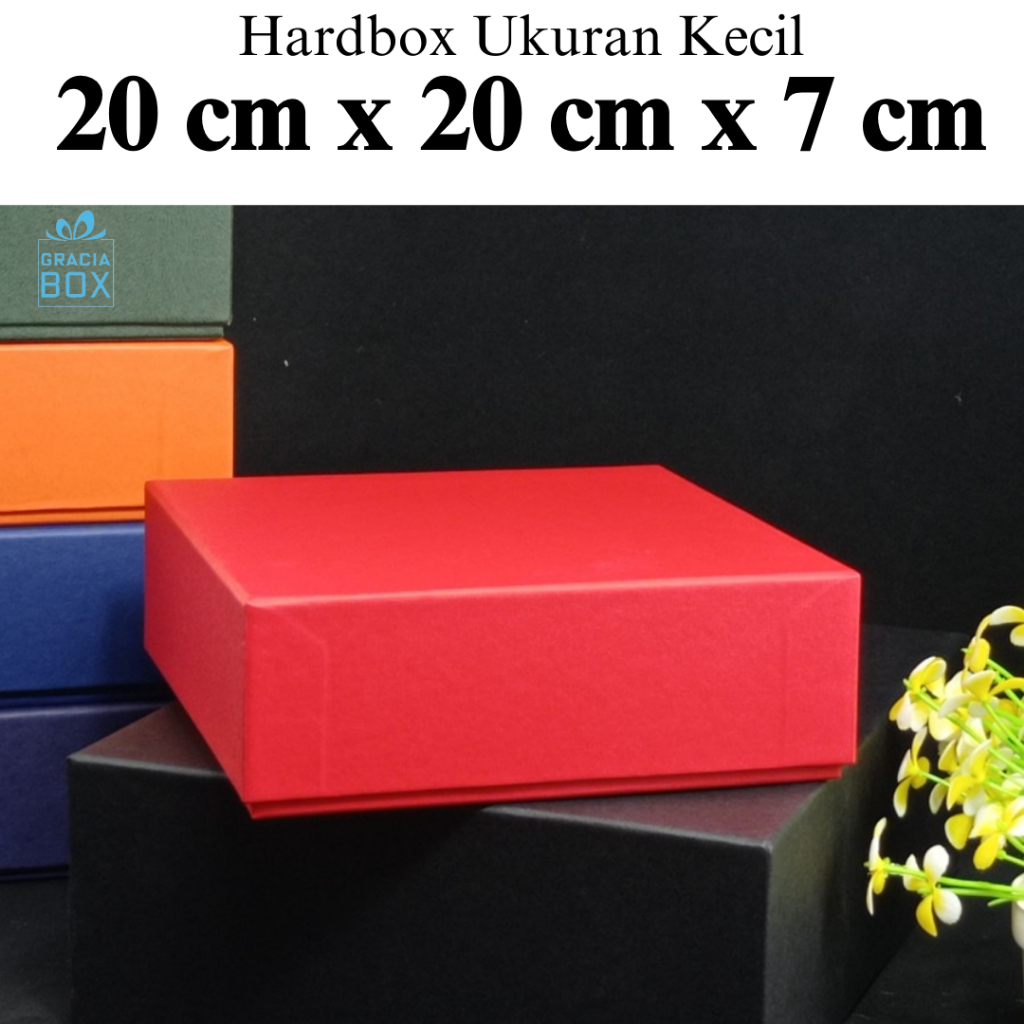 

BOX HAMPER - HARDBOX - KOTAK KADO - ukuran 20 cm x 20 cm x 7 cm