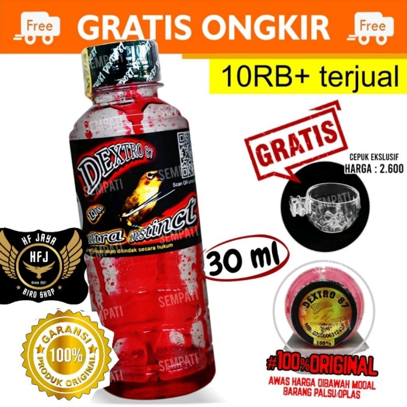 Dextro 87 multivitamin pleci penggacor burung pleci