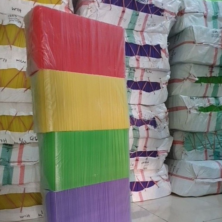 HJ6 Sedotan Plastik Stabilo Warna Warni KiloanSedotan Es Teh Kopi Warung Glosir
