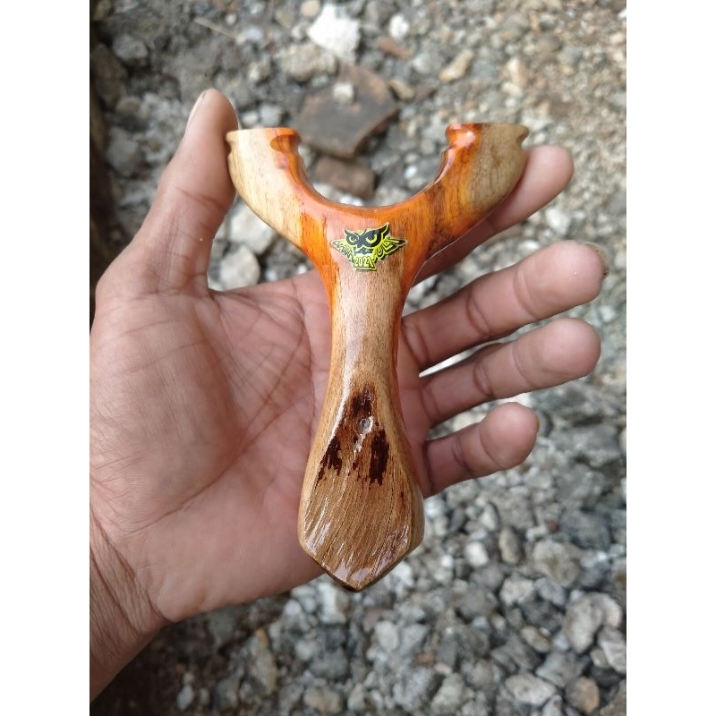 ketapel kayu Secang merah merona/ayonCATAPULT