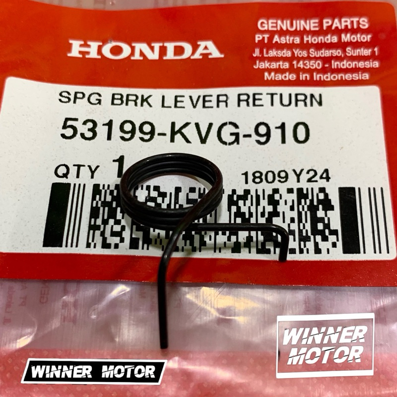 Per kuncian Handle Rem Depan Spring Brake Lever Beat Vario scoopy