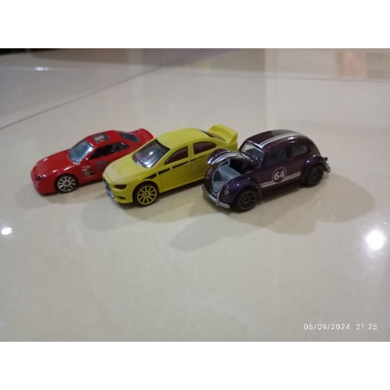 hotwheels  lose lancer evolution color shifter hotwheels honda prealude majorette vw Beetle ban kare
