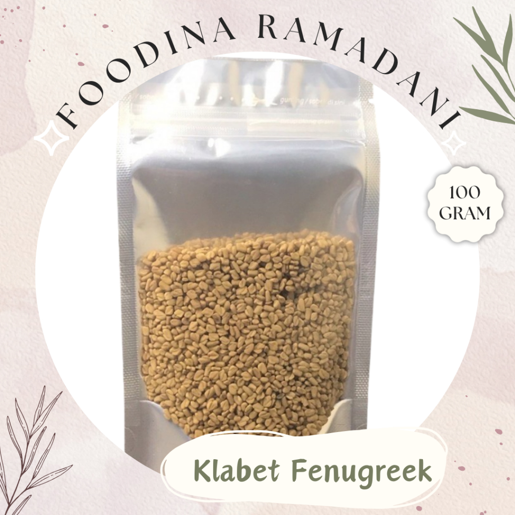 

KLABET Kelabat Fenugreek - Methi Seed [ 100gr ] Harga Per BKS