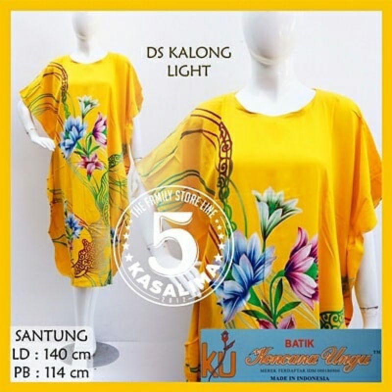 BAJU DASTER KAFTAN KALONG KENCANA UNGU LEBEL BIRU DASTER JUMBO ASLI BATIKU MOTIF TELARIS GROSIR TERM