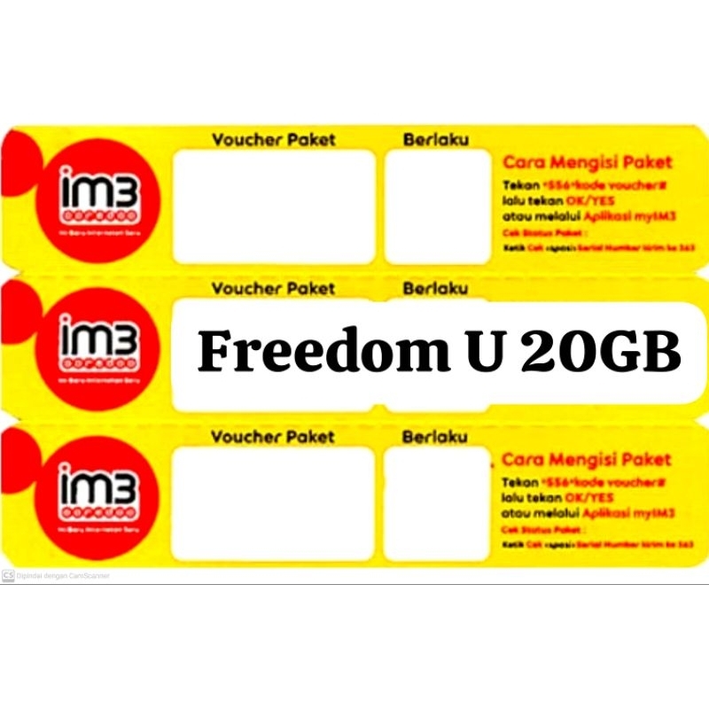 voucher indosat 3gb unlimited