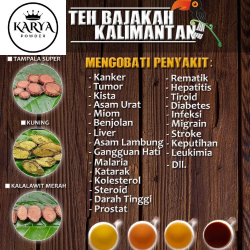 Akar Bajakah Asli Herbal Kalimantan, 100% Asli Akar Bajakah