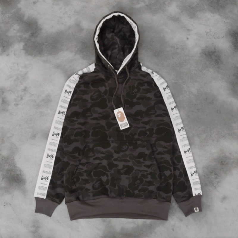 Bape - Sweater Hoodie Bape Taped Camo Full Tag And Label