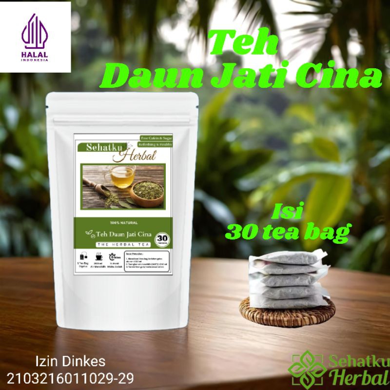 

Teh Jati Cina : Sena Leaf Tea / Teh Daun Jati Cina Isi 30 tea bag