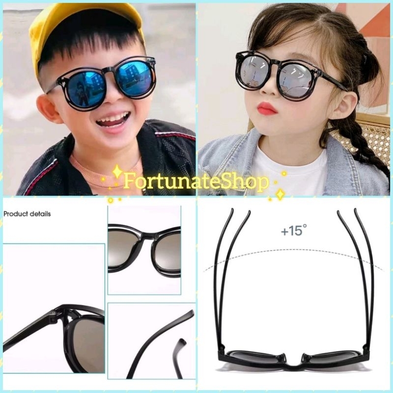 Kacamata Anak Double Bingkai Trend Terkini Untuk Cowok Cewek Cantik Keren Murah FsV