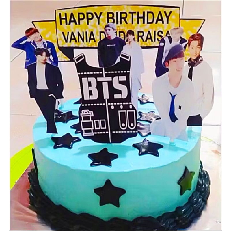 

kue ulang tahun BTS