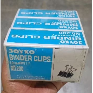 

JOYKO BINDER CLIPS ISI 3 BOX PER BOX ISI 12 PCS