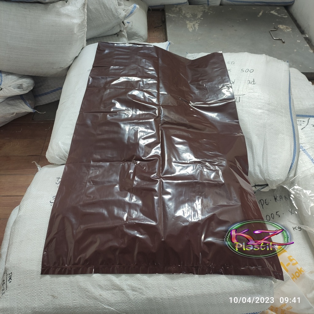 Kantong Plastik Coklat 60 x 100 Cm , Kantong Sampah 60x100 Cm Kantong Sampah Coklat 60 x 100 Cm