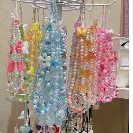 BELI 1 GRATIS 1 strap phone / gantungan hp / Tali hp Manik Manik