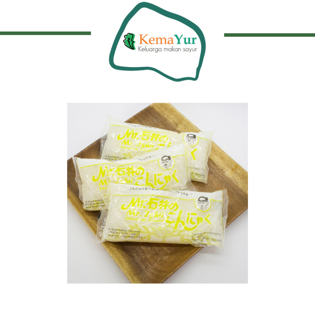 

small shirataki (kuning) BIHUN BASAH SMALL SHIRATAKI MR ISHII 200GR
