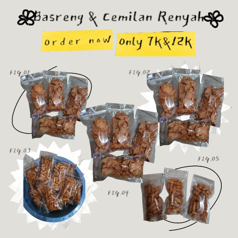 

Cemilan Snack Renyah Enak Lezat Basreng