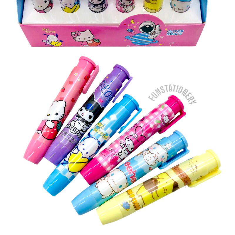 

PENGHAPUS CETEK CC-0066 SANRIO / STIP (24PCS/BOX) / ERASER KUROMI CINNAMOROLL MELODY