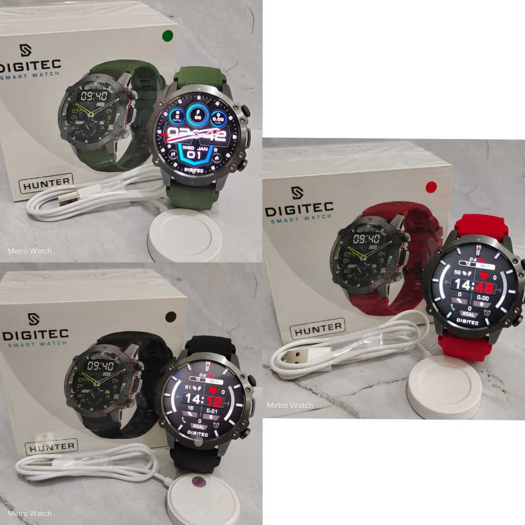 Jam Tangan Digitec Hunter Original Jam Tangan Touch Screen Smartwatch