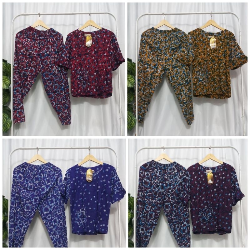 (LD 100 CM) Daster Qonita Batik Pekalongan ll Spj Sakura Hls