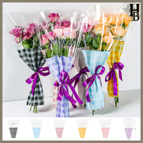 

Single Rose Wrapping Plastic Plastik Bunga Mawar Satuan 1 Tangkai SF05