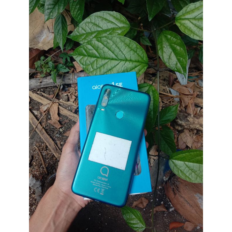 hp Alcatel 1 SE ram 4/64Gb masih mulus fullset