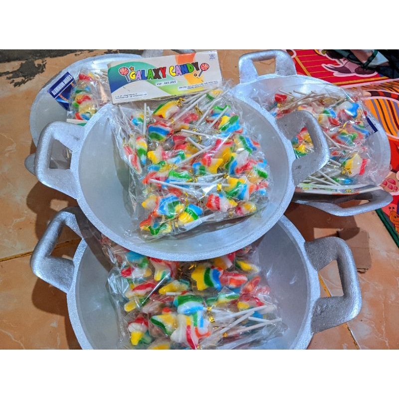 

Permen lolipop isi 50pcs berhadiah wajan 10inci