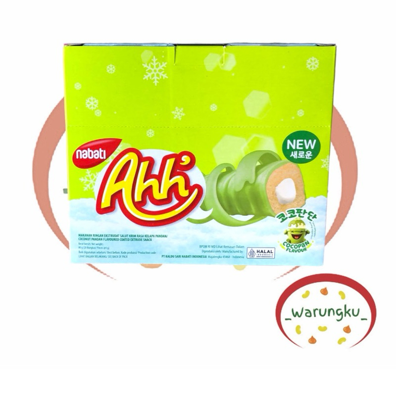 

[BOX] Nabati AHH COCOPAN isi 20pcs Snack Ala Korea