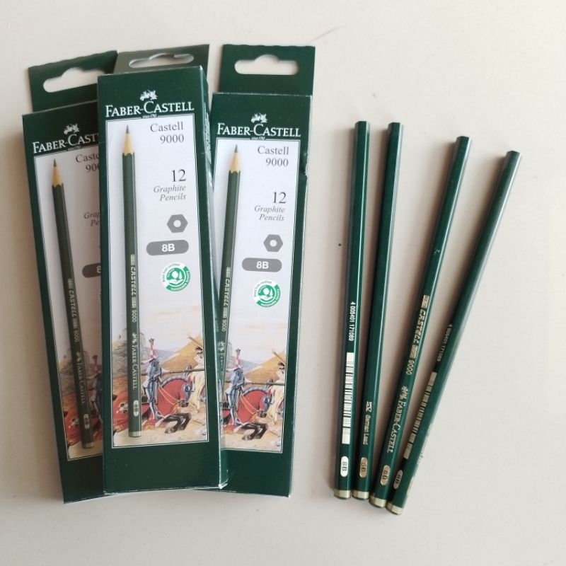 

sg Pensil Faber Castell 8B ( 12 Pcs ) [ Orinal ]