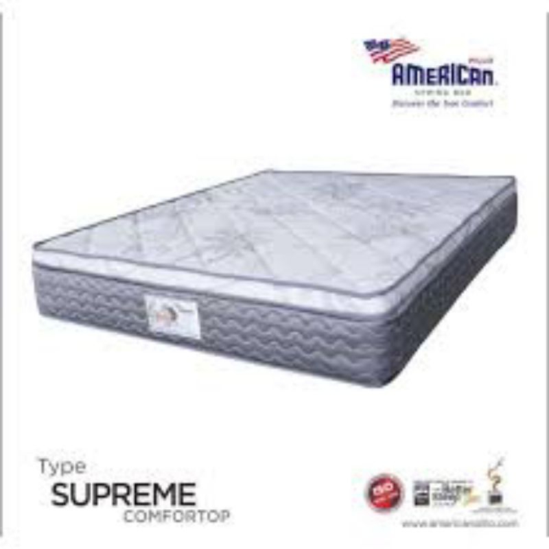 spring bed american pillo supreme comfort top