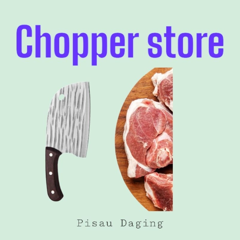 COD Pisau Daging Knife Chef Pisau Jepang Pemotong Sayur Buah Tulang Daging Super Tajam Bahan Baja St