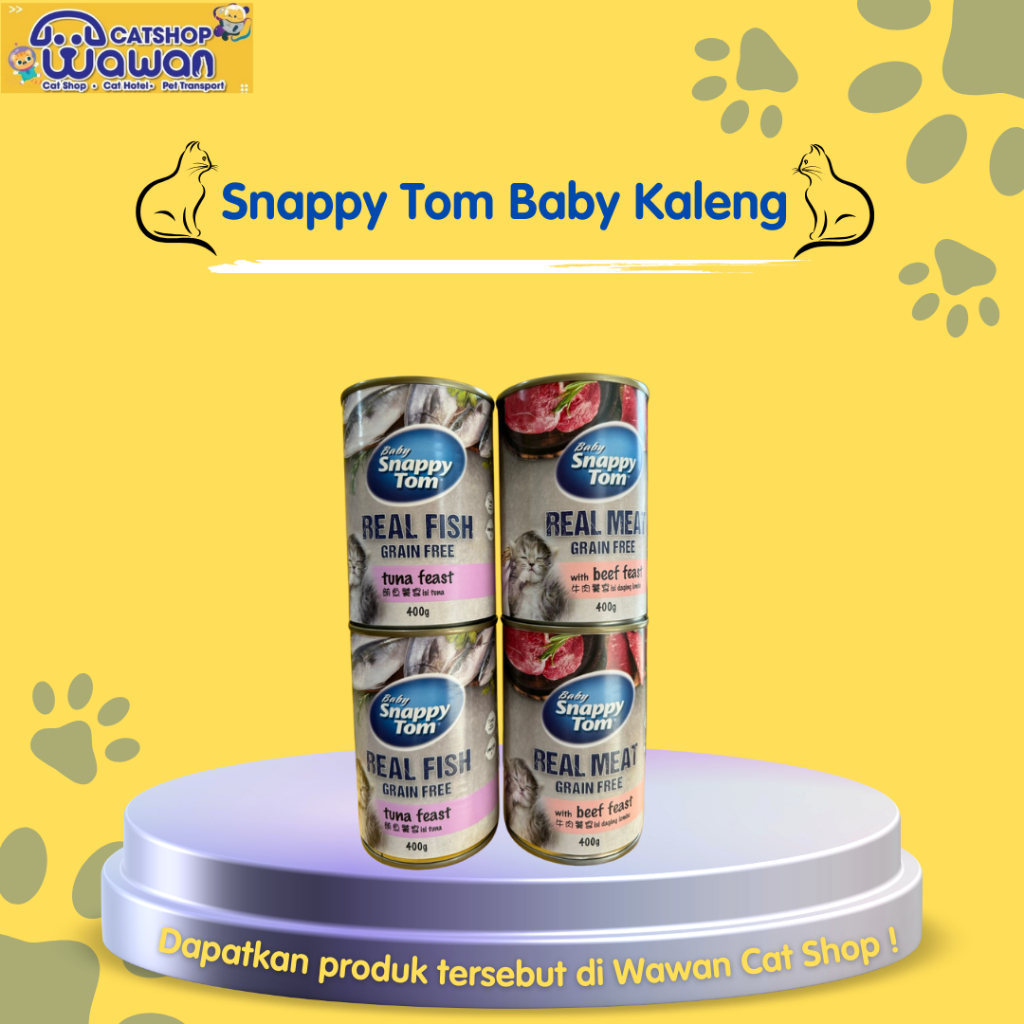 Snappy Tom Baby Kaleng 400gr