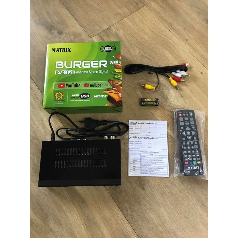 Set Top Box Matrix Burger DVB T2