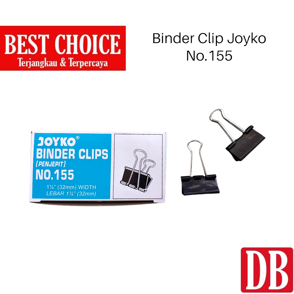 

Binder clip Joyko no.155 (12 pcs)