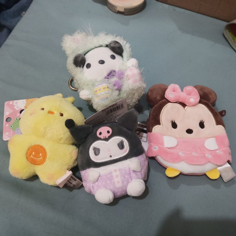 Boneka Ganci Sanrio Original Kuromi Pochacco Tsuntsun Bebek Hello Kitty JP KR CN