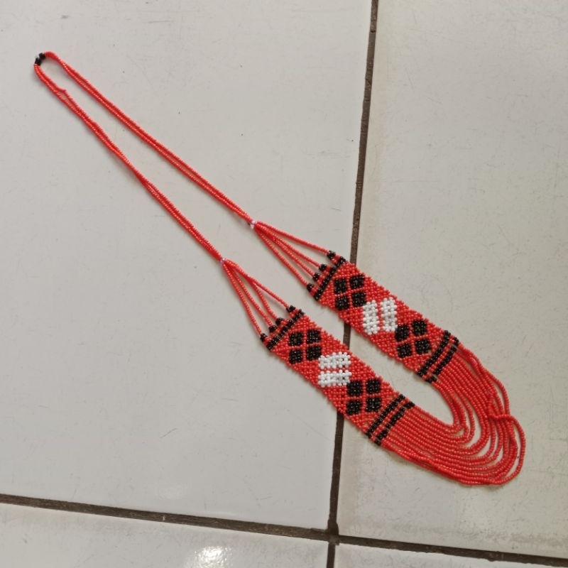 Kalung manik dayak kalimantan - aksesoris wanita dayak