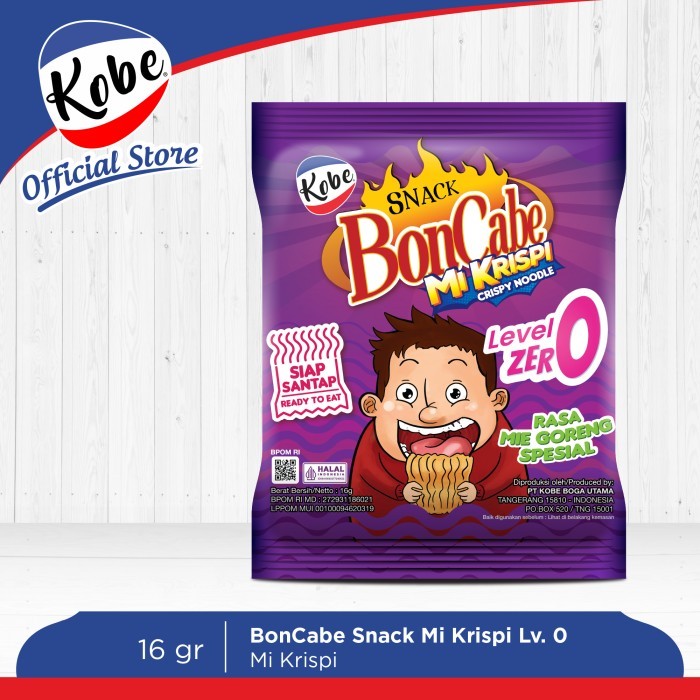 

Bon Cabe Mi Krispi Level 0 Mie Kremes 1 Renceng 10 Bks