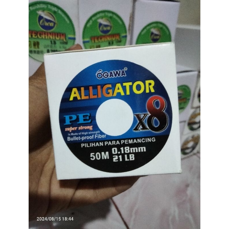 SENAR PE OGAWA ALLIGATOR 0.18 50M