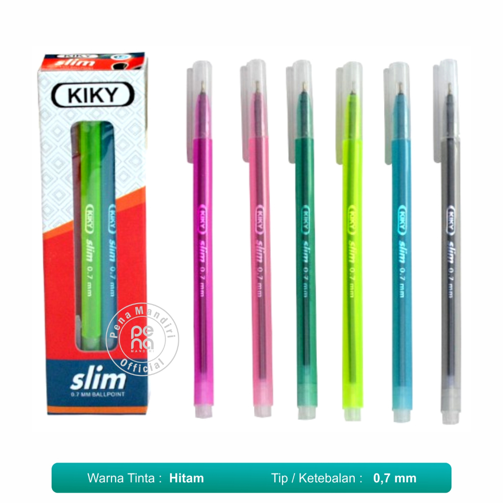 

Bolpoin SlimKky / Pulpen Slim Murah / Pulpen Kiky Slim (Satuan)