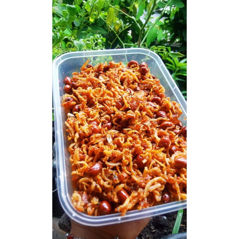 

DAPUR IBU - Balado tempe teri kacang pedas 250 gram
