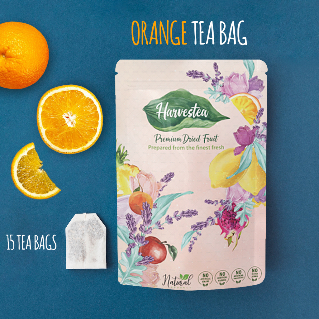 

HARVESTEA DRIED ORANGE TEA BAG | TEH DIET HERBAL