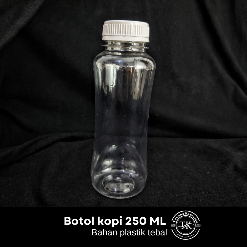 Botol Kopi 250 ML / Botol plastik kemasan PET 250 ML