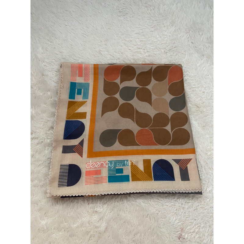 Kerudung preloved deenay,scop and cone by monel