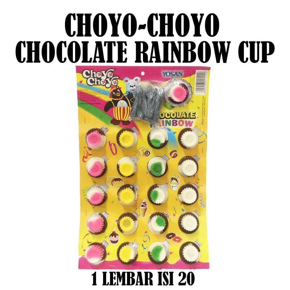 

YOSAN CHOYO-CHOYO RAINBOW CUP LEMBAR ISI 20