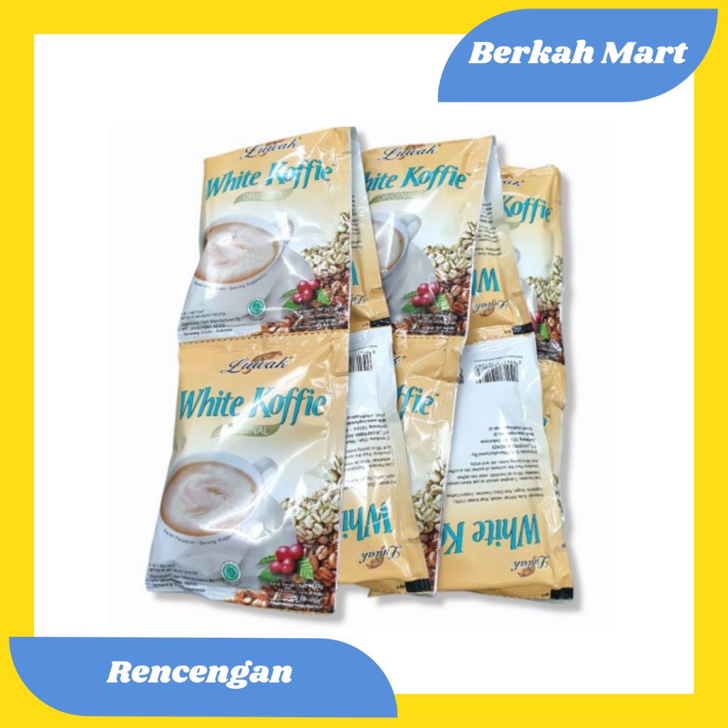 

LUWAK WHITE COFFEE (ORIGINAL) RENCENGAN ISI 10 PCS