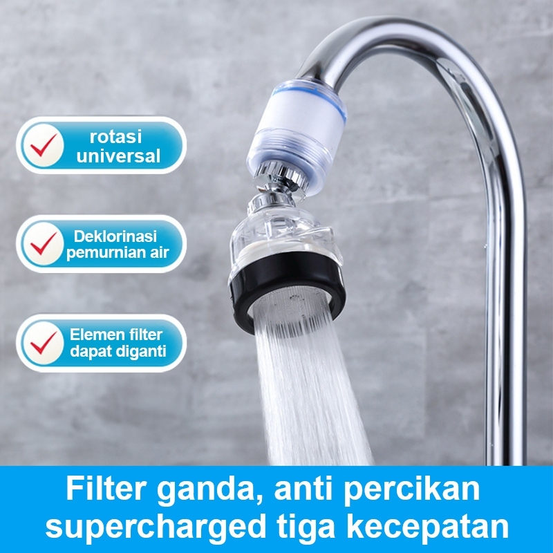 Filter Air/Penyaring Air Kran / Kran cuci piring / Filter Air Kran Alat Penyaring dan Penjernih Air 