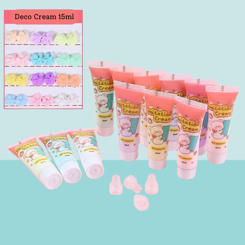 

Deco Cream 15ml Lem Cream DIY / Simulation Cream / Krim Resin Clay 15ml Imitation Simulation